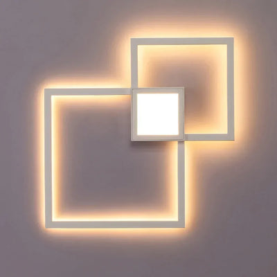 Modern LED Square Wall Lamp for Nordic Indoor Lighting