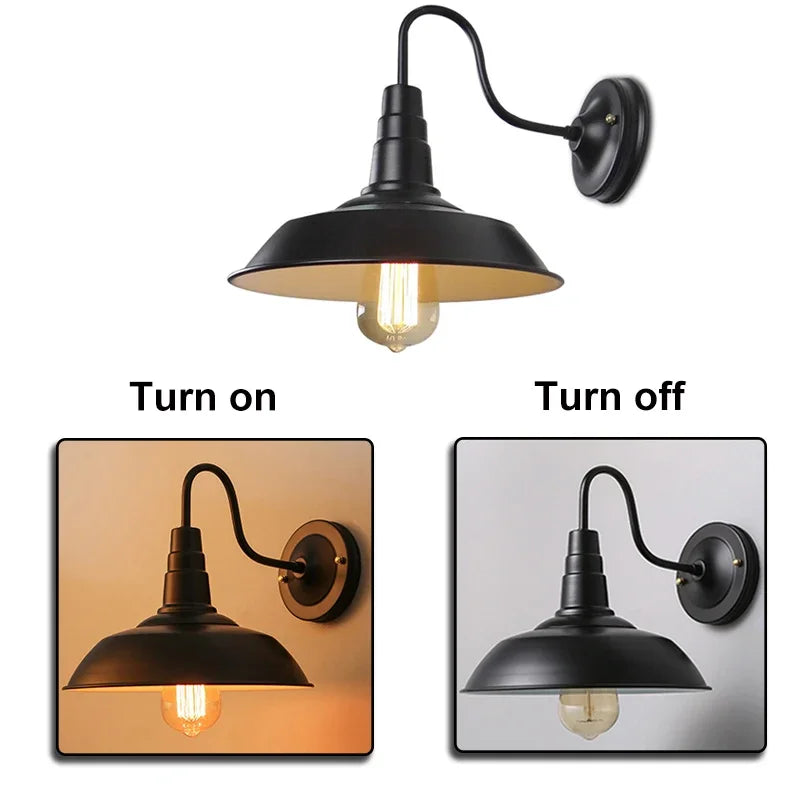 Retro Vintage Wall Mounted Lamp: Illuminate Your Space with Classic Charm